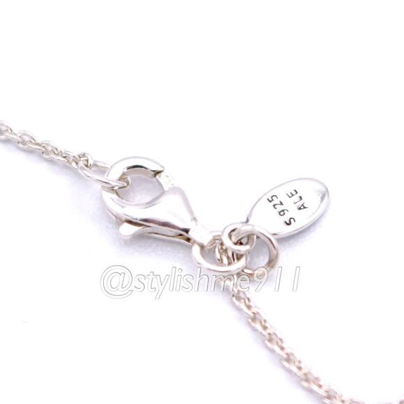 Authentic PANDORA Sterling Silver Chain Necklace - 590412 - Picture 3 of 10